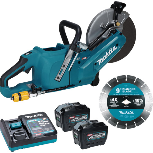 Tronçonneuse &agrave; meule &eacute;lectrique 40?V?max XGT sans balais avec trousse de batteries 8,0?Ah , 9", 40 V M & M Nord Ouest Inc