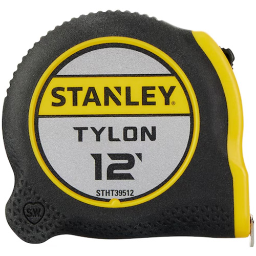 Tylon Tape Measure, 12', Imperial Graduations M & M Nord Ouest Inc