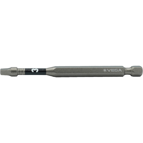 Embout pour outils &eacute;lectriques Impactech, Carr&eacute;e, Embout #3, Prise 1/4", Longueur 6" M & M Nord Ouest Inc