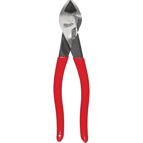 Angled Head Diagonal Dipped Grip Cutting Pliers, 8" L M & M Nord Ouest Inc