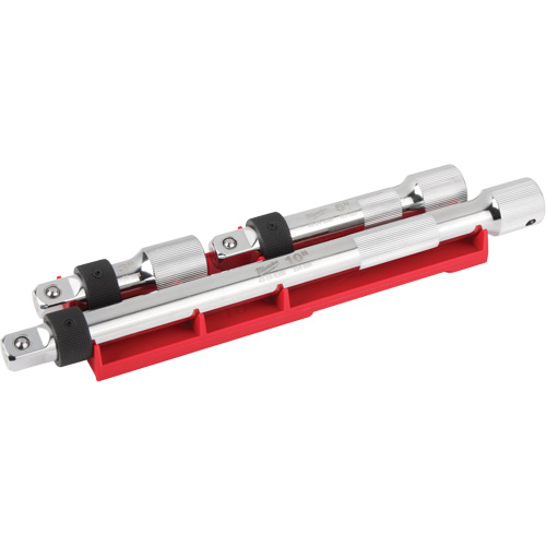 Locking Extension Set, 1/2" Drive, Chrome Finish, 3 Pcs M & M Nord Ouest Inc