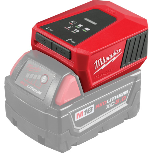 Chargeur et source d'alimentation M18 TOP-OFF, 18 V, Lithium-ion M & M Nord Ouest Inc