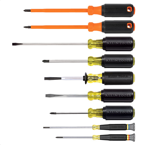 Electrician Screwdriver Set, 9 Pcs. M & M Nord Ouest Inc