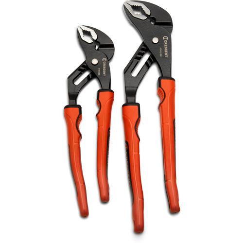 Grip Zone V-Jaw Tongue & Groove Plier Set with Dual Material Rawhide Handle, 2 Pieces M & M Nord Ouest Inc
