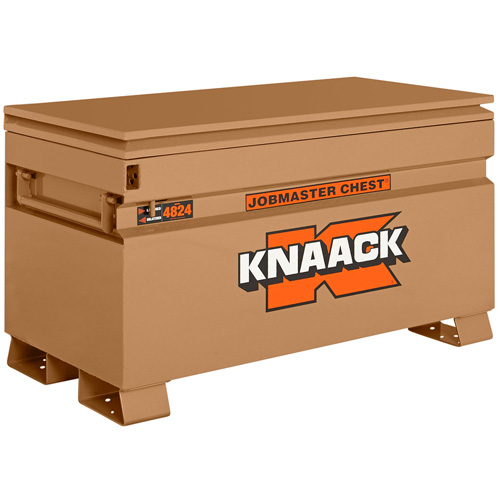 Model 4824 Jobsite Chest with Padlock, 48" x 24" x 28-1/2", Steel, Tan M & M Nord Ouest Inc