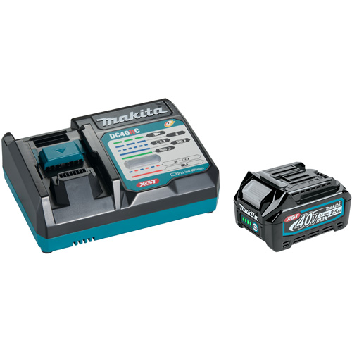 Trousse de d&eacute;marrage avec chargeur rapide et batterie 2.5Ah 40Vmax XGT , 40 V, Lithium-ion M & M Nord Ouest Inc