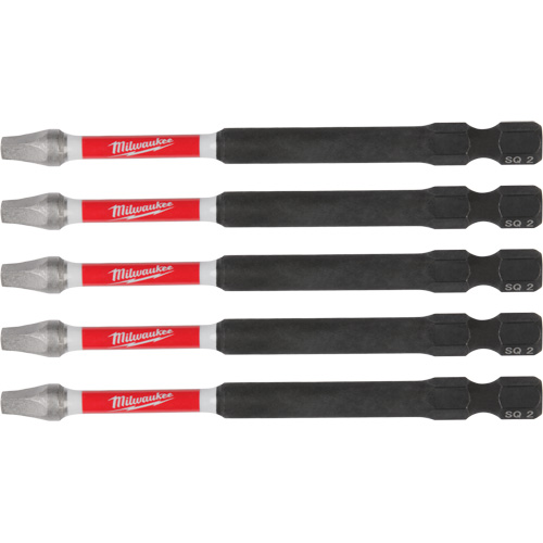 SHOCKWAVE Impact Recess Power Bits, Square, 2 Tip, 3-1/2" Length M & M Nord Ouest Inc