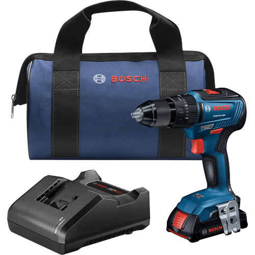 Trousse de perceuse-visseuse &agrave; percussion sans balais EC, 1/2", Mandrin 1/2", 18 V M & M Nord Ouest Inc