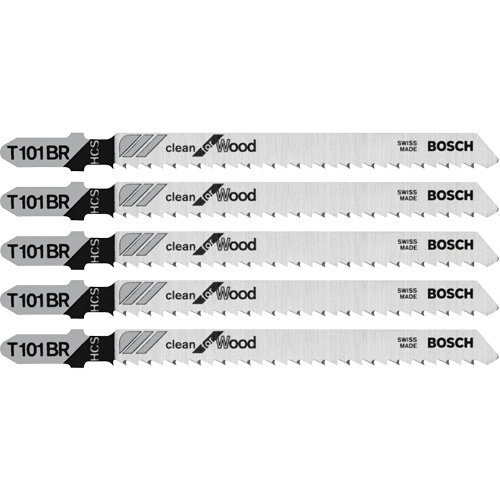 Lame de scie sauteuse Basic for Wood, Tige en T, 4" lo, 10 dents par pouce M & M Nord Ouest Inc