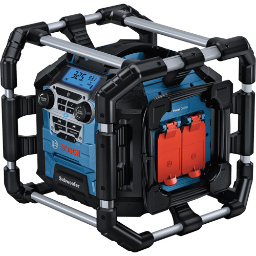Jobsite Radio with Bluetooth&reg; 5.0 & Power Station, Lithium-Ion, 18 V M & M Nord Ouest Inc