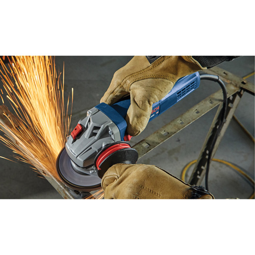 Ergonomic Angle Grinder, 4-1/2", 120 V, 10 A, 11000 RPM M & M Nord Ouest Inc