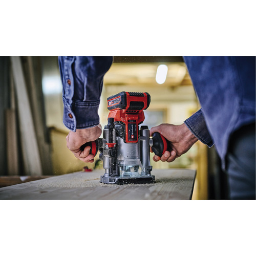 Toupie compacte avec base fixe et plongeante professionnelle sans fil (outil seulement) M & M Nord Ouest Inc