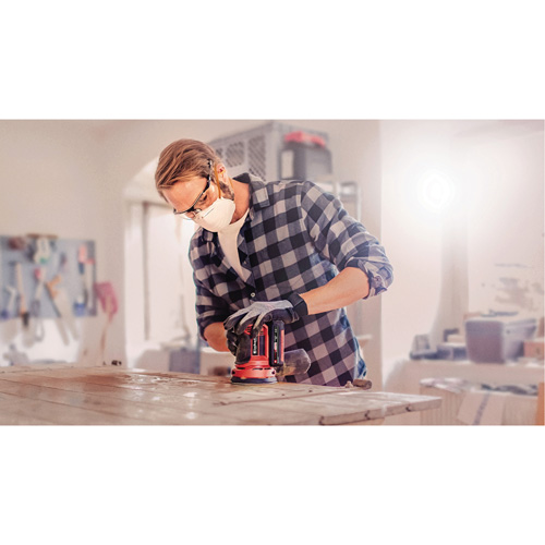 Cordless Random Orbit Sander (Tool Only), 5" Sand Paper, 18 V, 14000 - 22000 OPM M & M Nord Ouest Inc