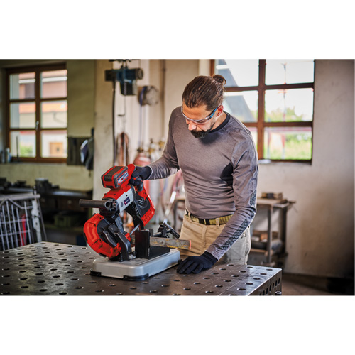 5” Cordless Compact Metal Cutting Bandsaw (Tool Only), 18 V, 4-1/2" Capacity M & M Nord Ouest Inc