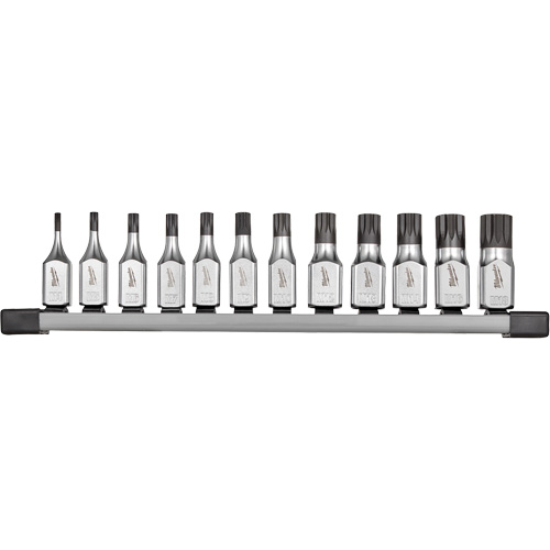Bit Socket Set with FOUR FLAT sides, Triple Square, 3/8" Drive, 12 Pcs M & M Nord Ouest Inc