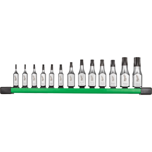 Jeu de douilles &agrave; embouts inviolables, Torx, Prise 1/4"/3/8", 13 mr M & M Nord Ouest Inc