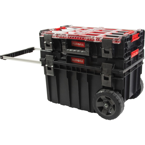 2-Piece Arx&reg; Rolling Tool Chest Set, 23-4/5" x 16" x 20-3/5", Black M & M Nord Ouest Inc