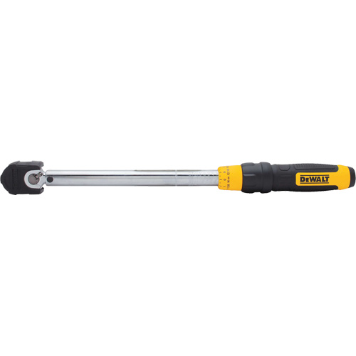 Cl&eacute; dynamom&eacute;trique &agrave; microm&egrave;tre, &agrave; cliquer, Entraînement 3/8" carr&eacute;, 20 - 100 lb-pi/27,11-135. 58 N.m M & M Nord Ouest Inc