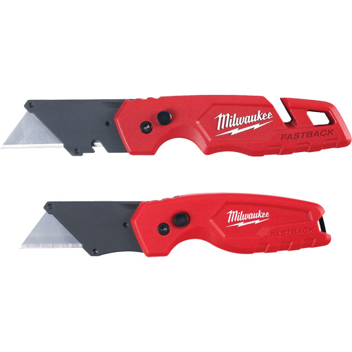 2-Piece FASTBACK Folding Utility Knife Set, Plastic Handle M & M Nord Ouest Inc