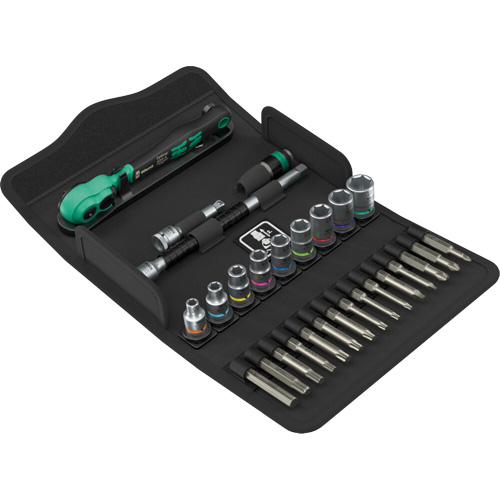 Jeu de cl&eacute; &agrave; cliquet SA 15 Zyklop Comfort avec levier dinversion, 28 Mcx, Prise de 1/4" M & M Nord Ouest Inc
