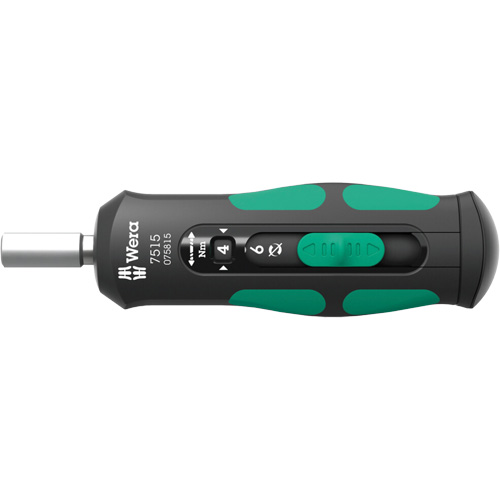 Kraftform Safe-Torque Speed Torque Screwdriver, 2 - 6 Nm Torque Range, 5-4/5" Length M & M Nord Ouest Inc