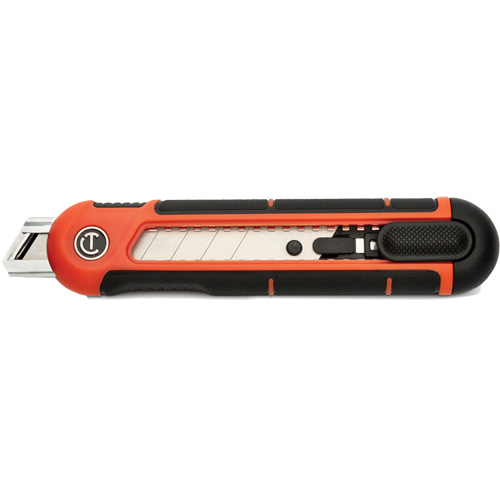 Couteau r&eacute;tractable &agrave; lame cassable de 18 mm, Acier, Prise en Plastique M & M Nord Ouest Inc