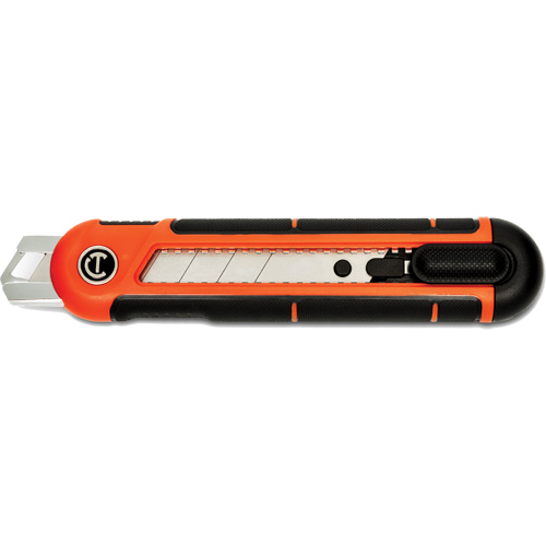 Couteau r&eacute;tractable &agrave; lame cassable de 25 mm, Acier, Prise en Plastique M & M Nord Ouest Inc