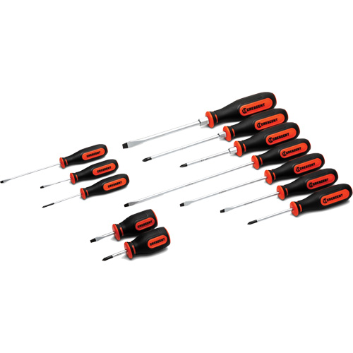 Dual Material Screwdriver Set, 12 Pcs. M & M Nord Ouest Inc