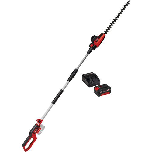 Cordless Pole Hedge Trimmer with 4Ah Battery & Charger Starter Kit, 18", 18 V, Battery Powered M & M Nord Ouest Inc