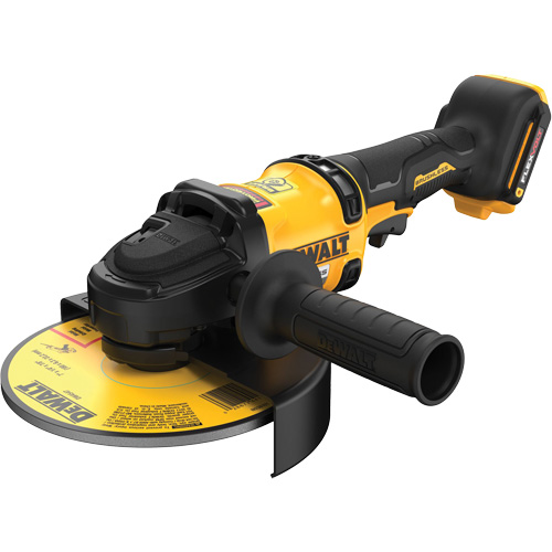 Meuleuse sans fil et sans balai avec KICKBACK BRAKE (outil seulement), Roue de 7", 60 V M & M Nord Ouest Inc