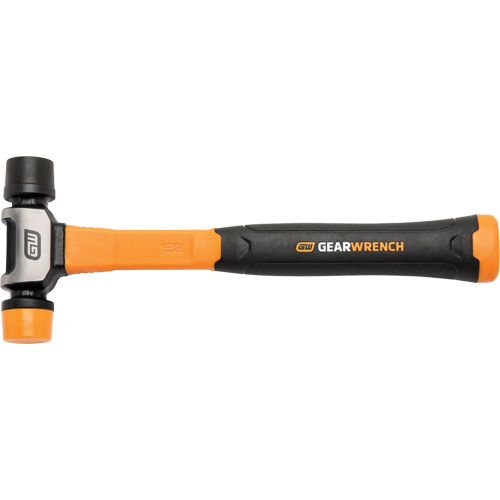 Soft Face Hammer, 16 oz. Head Weight, Plain Face, Solid Steel Handle, 12-1/4" L M & M Nord Ouest Inc