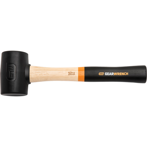 Rubber Mallet, 16 oz., Wood Handle, 13" L M & M Nord Ouest Inc