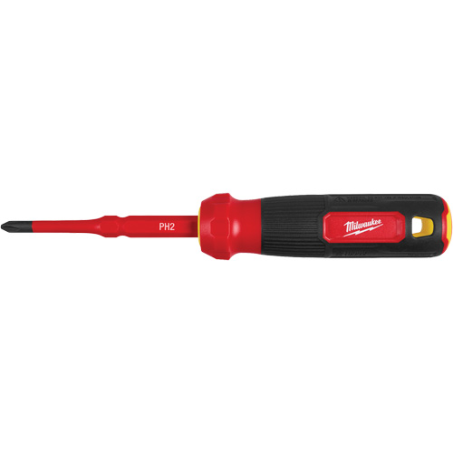 Tournevis &agrave; embouts interchangeables &agrave; tige articul&eacute;e isol&eacute; 1000 V, 2-en-1, 8-4/5" lo, Prise Coussin&eacute;e M & M Nord Ouest Inc