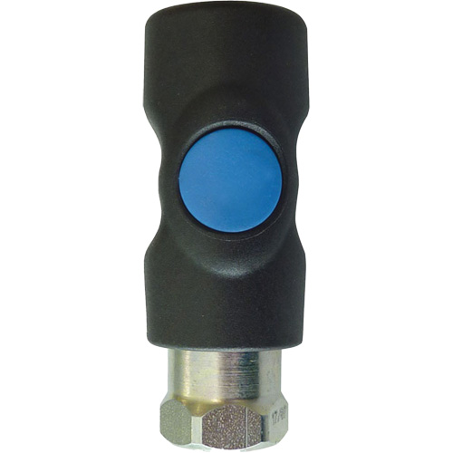 Raccord industriel rapide TOPQUIK S1, Composite en polyester/Acier inoxydable, 1/4", NPT femelle, 174 PSI M & M Nord Ouest Inc