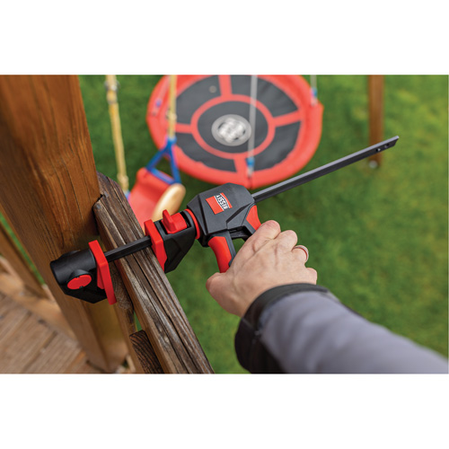 Ensemble de serre-joints &agrave; g&acirc;chette pour barres &agrave; une main avec poign&eacute;e rotative &agrave; 360°, 12" (304,8 mm) M & M Nord Ouest Inc