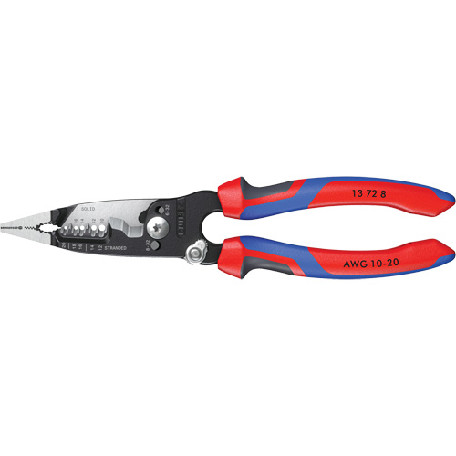 Forged Wire Stripper with KNIPEXTEND Handle, 8" L, 10 - 20 AWG M & M Nord Ouest Inc