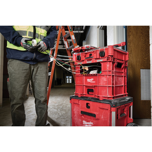 Bac distributeur de fils XL PACKOUT, 15-3/4" x 18-5/8" x 15", Noir/Rouge M & M Nord Ouest Inc