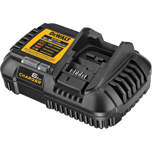 Chargeur rapide FLEXVOLT 6 A, 12 V/20 V, Lithium-ion M & M Nord Ouest Inc