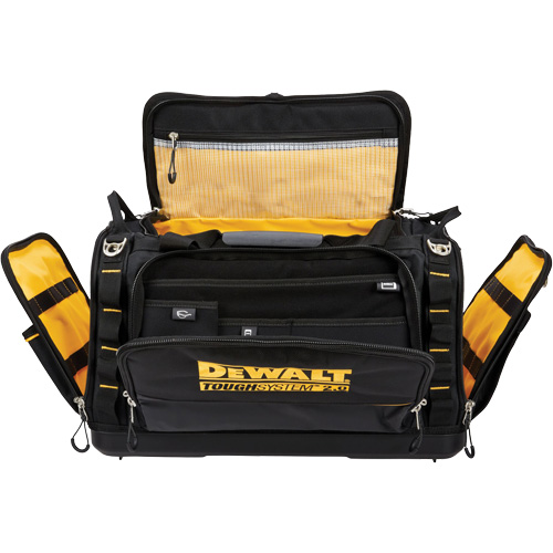 Sac &agrave; outils de chantier ToughSystem 2.0 r&eacute;sistant &agrave; la salet&eacute;, 1680 Denier, 50 pochettes, Noir/Jaune M & M Nord Ouest Inc