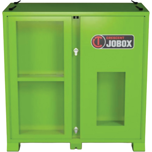 Armoire de rangement d'&eacute;PI sur place, Acier, Vert lime haute visibilit&eacute; M & M Nord Ouest Inc