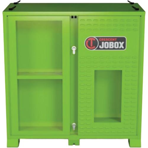 Armoire ventil&eacute;e pour le rangement d'&eacute;PI sur place, Acier, Vert lime haute visibilit&eacute; M & M Nord Ouest Inc