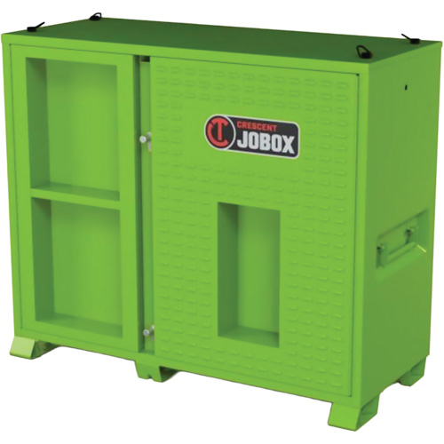 Armoire de rangement d'&eacute;PI sur place, Acier, Vert lime haute visibilit&eacute; M & M Nord Ouest Inc