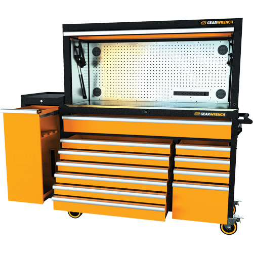 Jeu d'outils pour maître m&eacute;canicien MEGAMOD dans des plateaux en mousse modulaire de premi&egrave;re qualit&eacute; avec rangement pour les outils et l&eacute;quipement datelier, 1331 morcea M & M Nord Ouest Inc