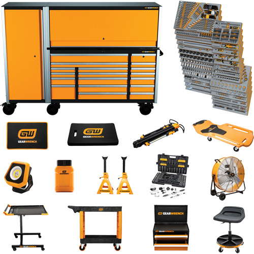 MEGAMOD Mechanics Tool Set in Premium Modular Foam Trays with Tool Storage & Shop Equipment, 1629 Pieces M & M Nord Ouest Inc