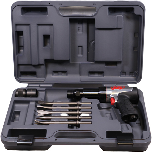 Heavy-Duty Air Hammer with Chisels, 21.8 CFM, 1/4" NPT, 2600 BPM, 3/4" x 3-3/4" (0.0mm x 0.0mm) M & M Nord Ouest Inc