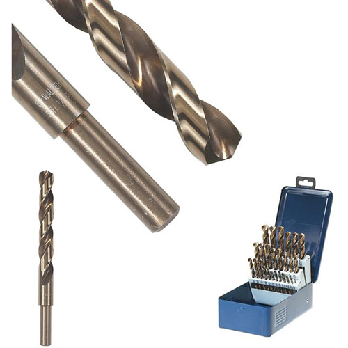 SST+ Reduced Shank Drill Bit, 17/32", High Speed Steel, 4-13/16" Flute, 135° Point M & M Nord Ouest Inc