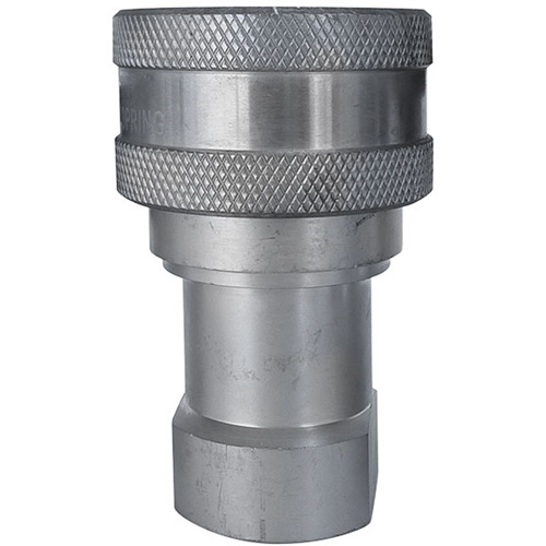 Hydraulic Quick Coupler - Stainless Steel Manual Coupler, Brass/Stainless Steel M & M Nord Ouest Inc