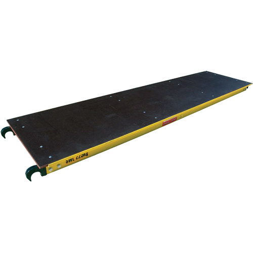 Composants pour &eacute;chafaudages la tour en fibre de verre, Fibre de verre, 8' lo x 94-1/2" la M & M Nord Ouest Inc