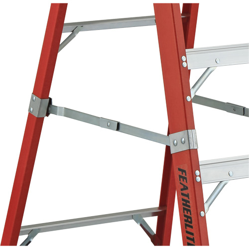 Industrial Extra Heavy-Duty Platform Stepladder (6500 AA Series), 10', 375 lbs. Cap. M & M Nord Ouest Inc