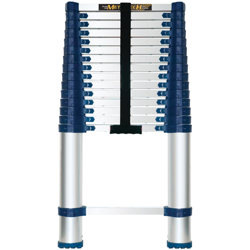 Telescopic Ladder, 3' - 15.5', Aluminum, 250 lbs. Capacity, Type 1 M & M Nord Ouest Inc